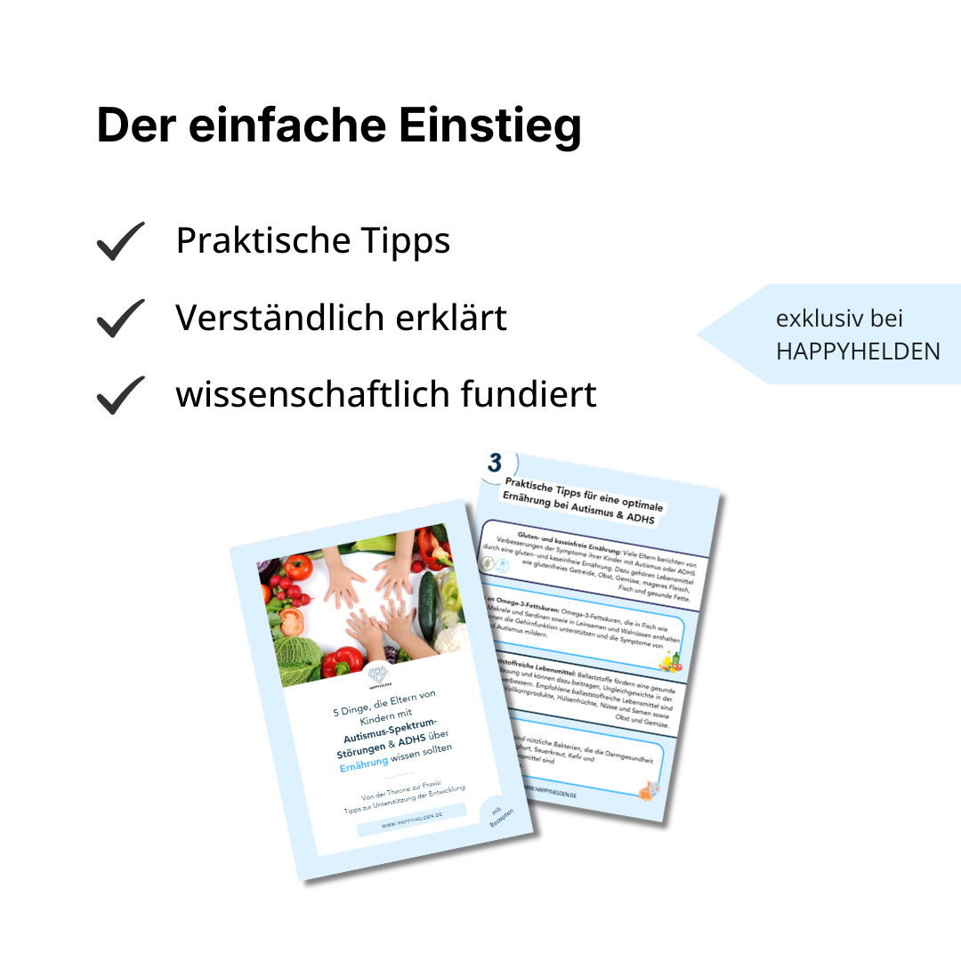 Guide: 5 Dinge, die Eltern über Ernährung bei Autismus & ADHS wissen sollten