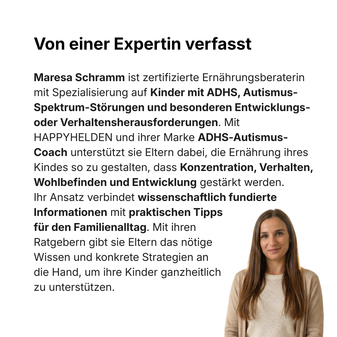 Guide: 5 Dinge, die Eltern über Ernährung bei Autismus & ADHS wissen sollten